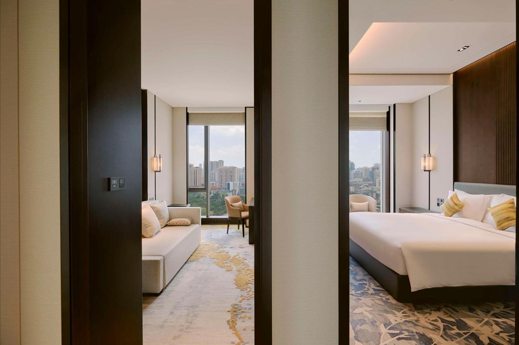 Kempinski Residences Guangzhou - Free Shuttle Between Hotel And Exhibition Center During Canton Fair & Exhibitor Registration Counter Exterior photo